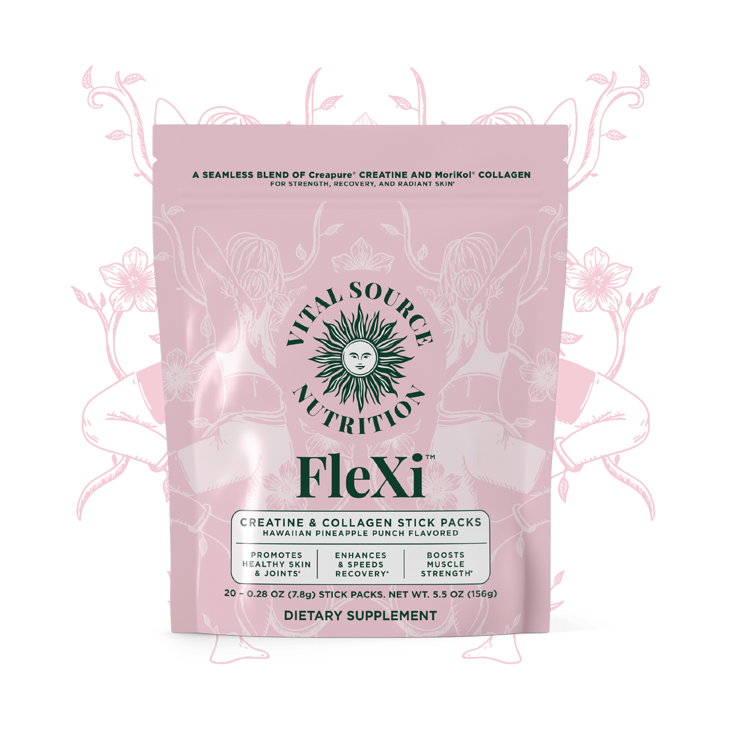 FleXi™ Creatine & Collagen Stick Packs RECOVER | REBUILD | RADIATE